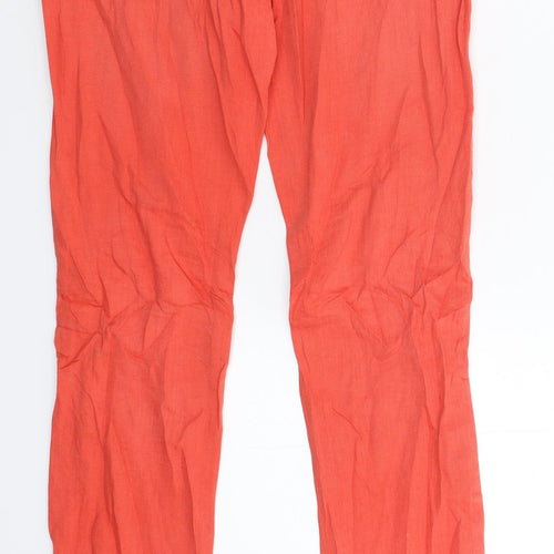 Clockhouse Womens Orange  Denim Skinny Jeans Size 8 L33 in