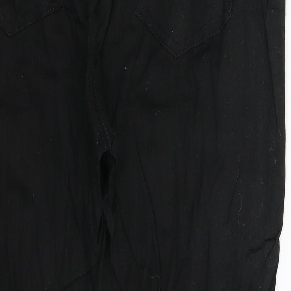 Bandolino Womens Black  Denim Cropped Jeans Size 10 L23 in