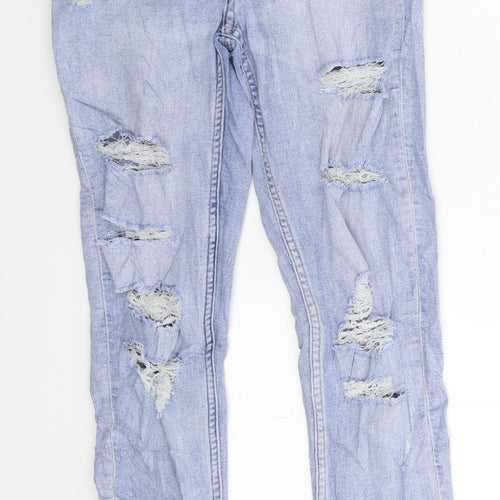 Divided Womens Blue  Denim Skinny Jeans Size 8 L27 in