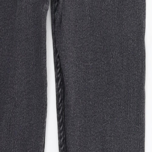 Boohoo Womens Black  Denim Skinny Jeans Size 10 L27 in