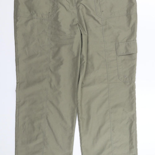 BHS Womens Green   Cargo Trousers Size 18 L31 in