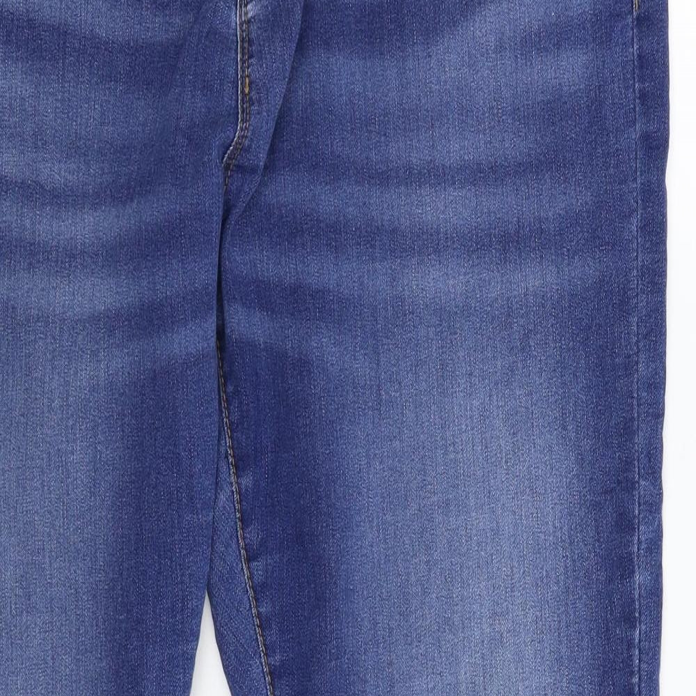 Dorothy Perkins Womens Blue  Denim Straight Jeans Size 18 L32 in