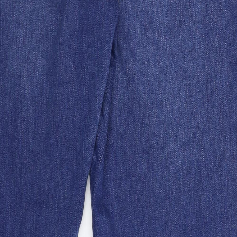 Dorothy Perkins Womens Blue  Denim Straight Jeans Size 18 L32 in