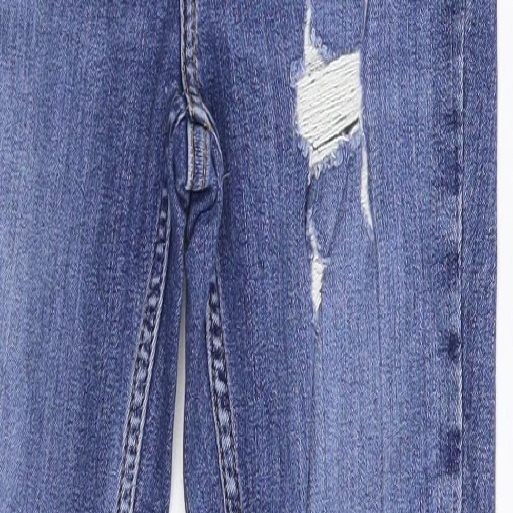 Denim & Co. Womens Blue  Denim Skinny Jeans Size 8 L26 in
