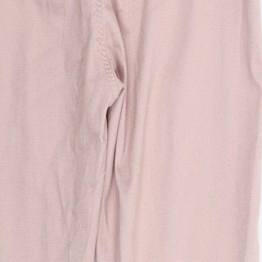 Dorothy Perkins Womens Pink  Denim Jegging Jeans Size 8 L24 in