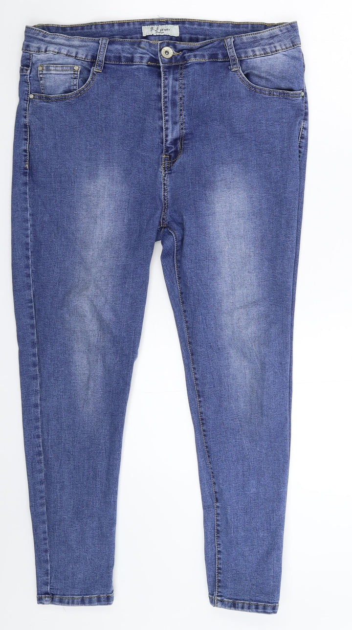 BS Jeans Womens Blue  Denim Skinny Jeans Size 36 in L25 in