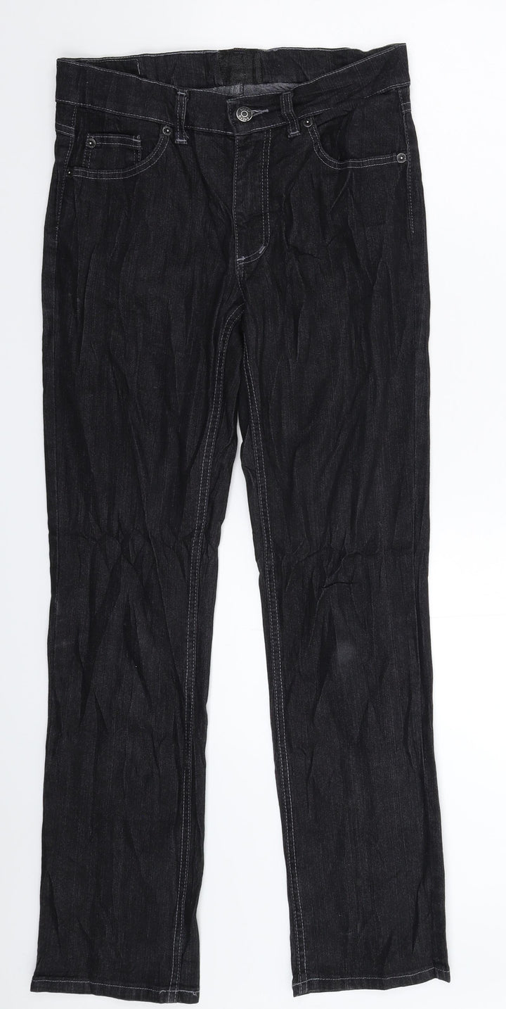 Preworn Mens Black Denim Skinny Jeans Size 30 in L30 in