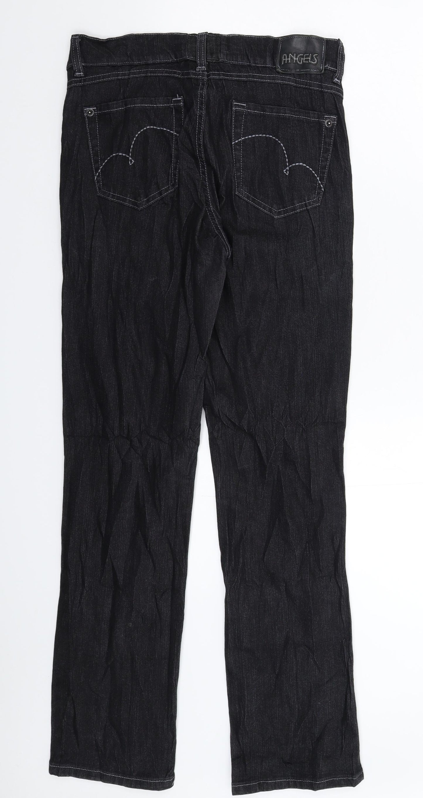 Preworn Mens Black  Denim Skinny Jeans Size 30 in L30 in