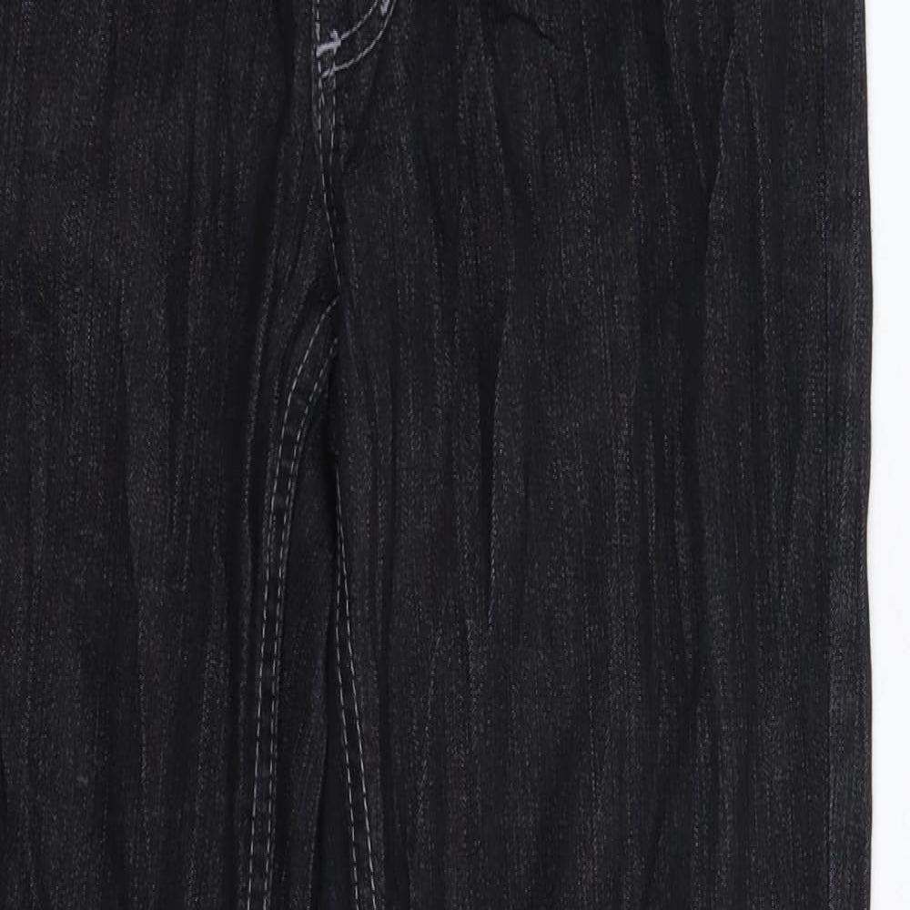 Preworn Mens Black  Denim Skinny Jeans Size 30 in L30 in