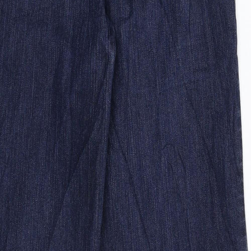 Wallis Womens Blue  Denim Wide-Leg Jeans Size 10 L28 in