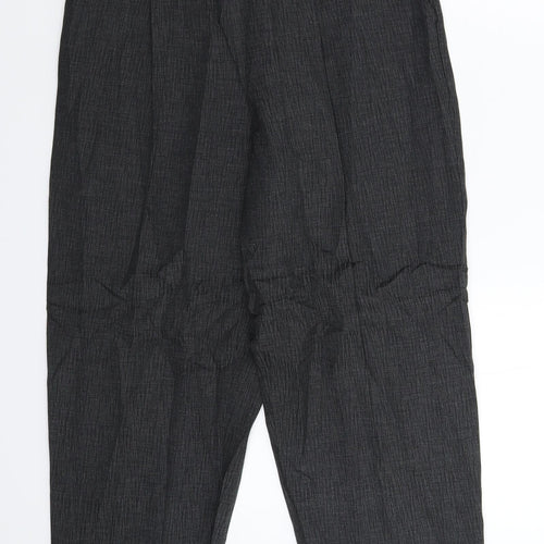 St Michael Womens Grey   Trousers  Size 12 L27 in
