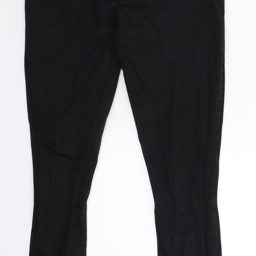 Denim & Co. Womens Black  Denim Skinny Jeans Size 12 L26 in