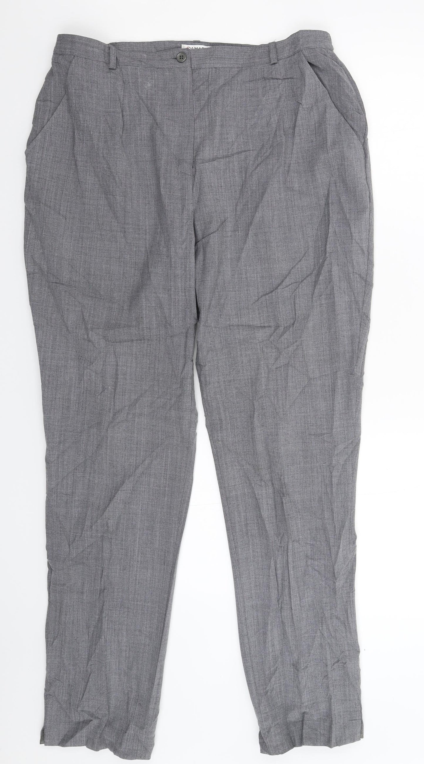 Damart Womens Grey   Trousers  Size 18 L32 in