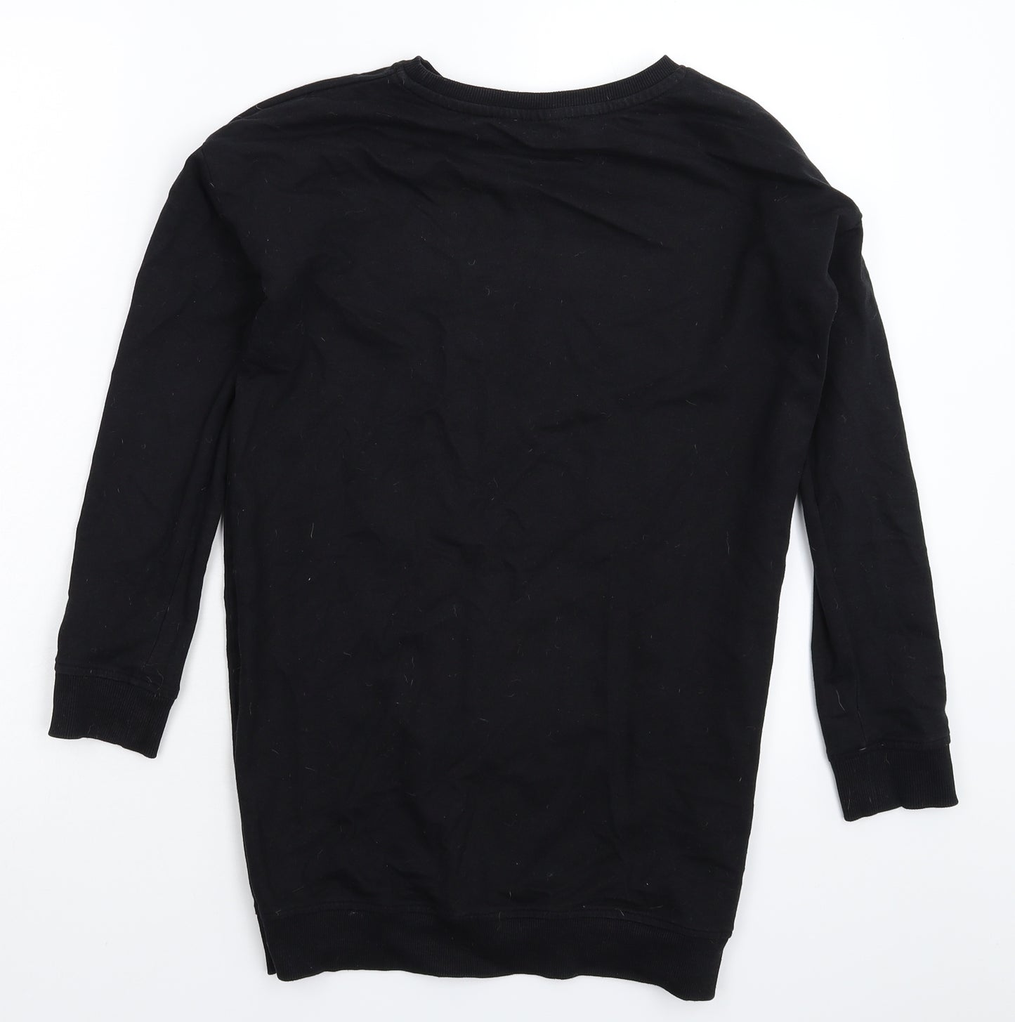 Sinsay Womens Black   Pullover Sweatshirt Size XS