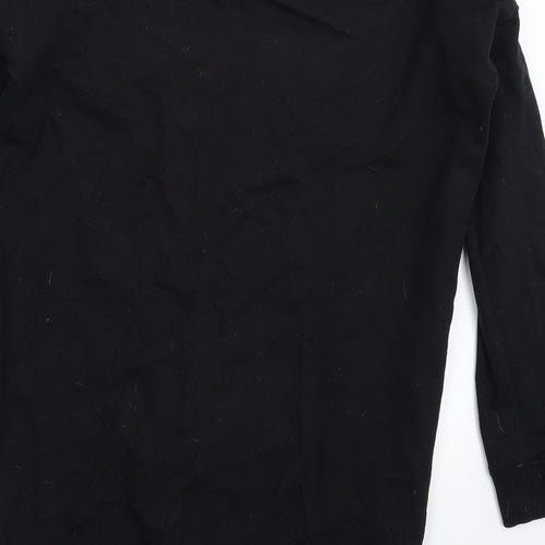 Sinsay Womens Black   Pullover Sweatshirt Size XS