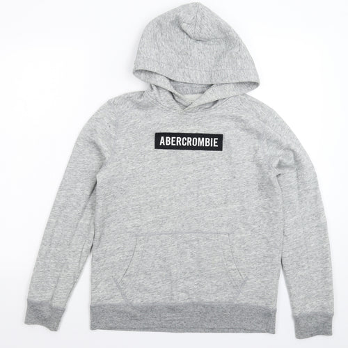 Abercrombie & Fitch Boys Grey   Pullover Hoodie Size 13-14 Years