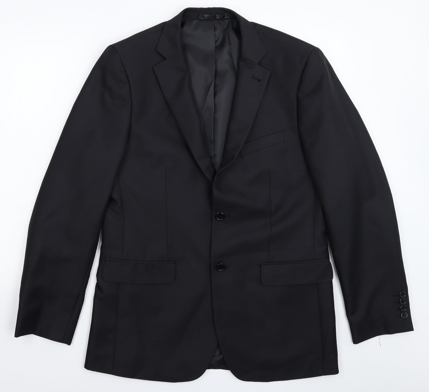 Primark Mens Black   Jacket Suit Jacket Size 40