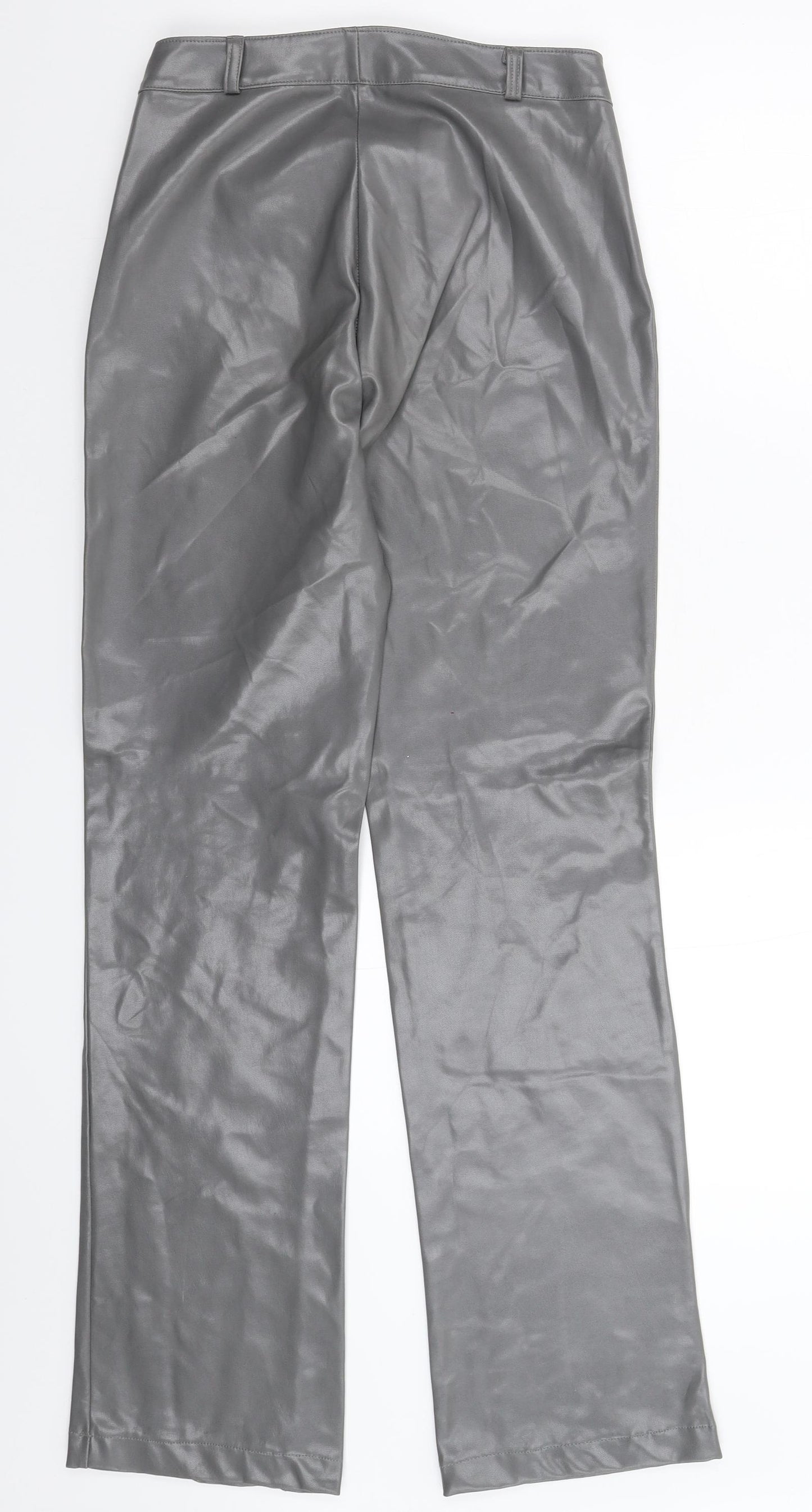 Pink Soda Womens Grey   Trousers  Size 10 L32 in