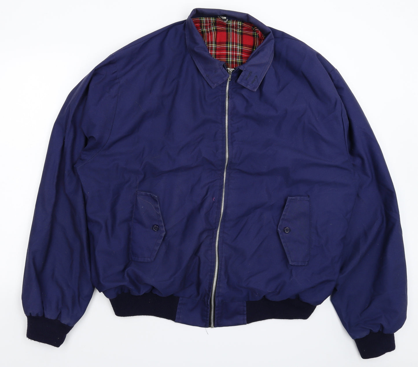Preworn Mens Blue   Bomber Jacket Jacket Size 4XL