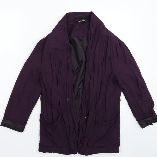 Internacionale Womens Purple   Jacket Blazer Size 12