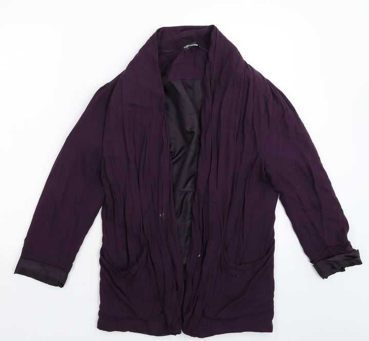 Internacionale Womens Purple   Jacket Blazer Size 12