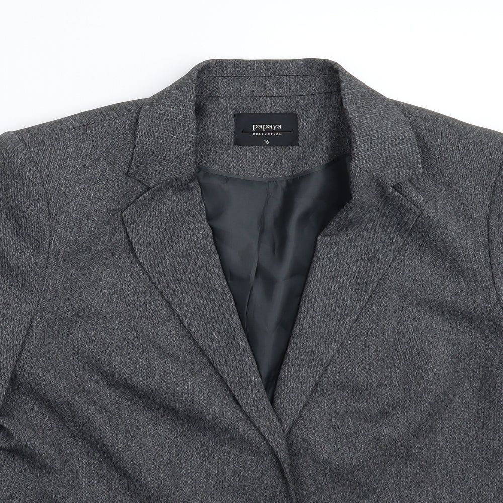 Matalan Womens Grey   Jacket Suit Jacket Size 16
