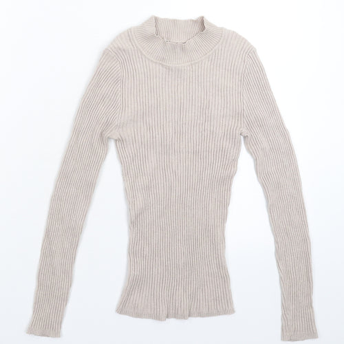 Preworn Womens Grey  Knit Pullover Jumper Size S