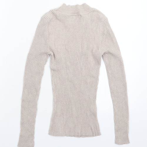 Preworn Womens Grey  Knit Pullover Jumper Size S