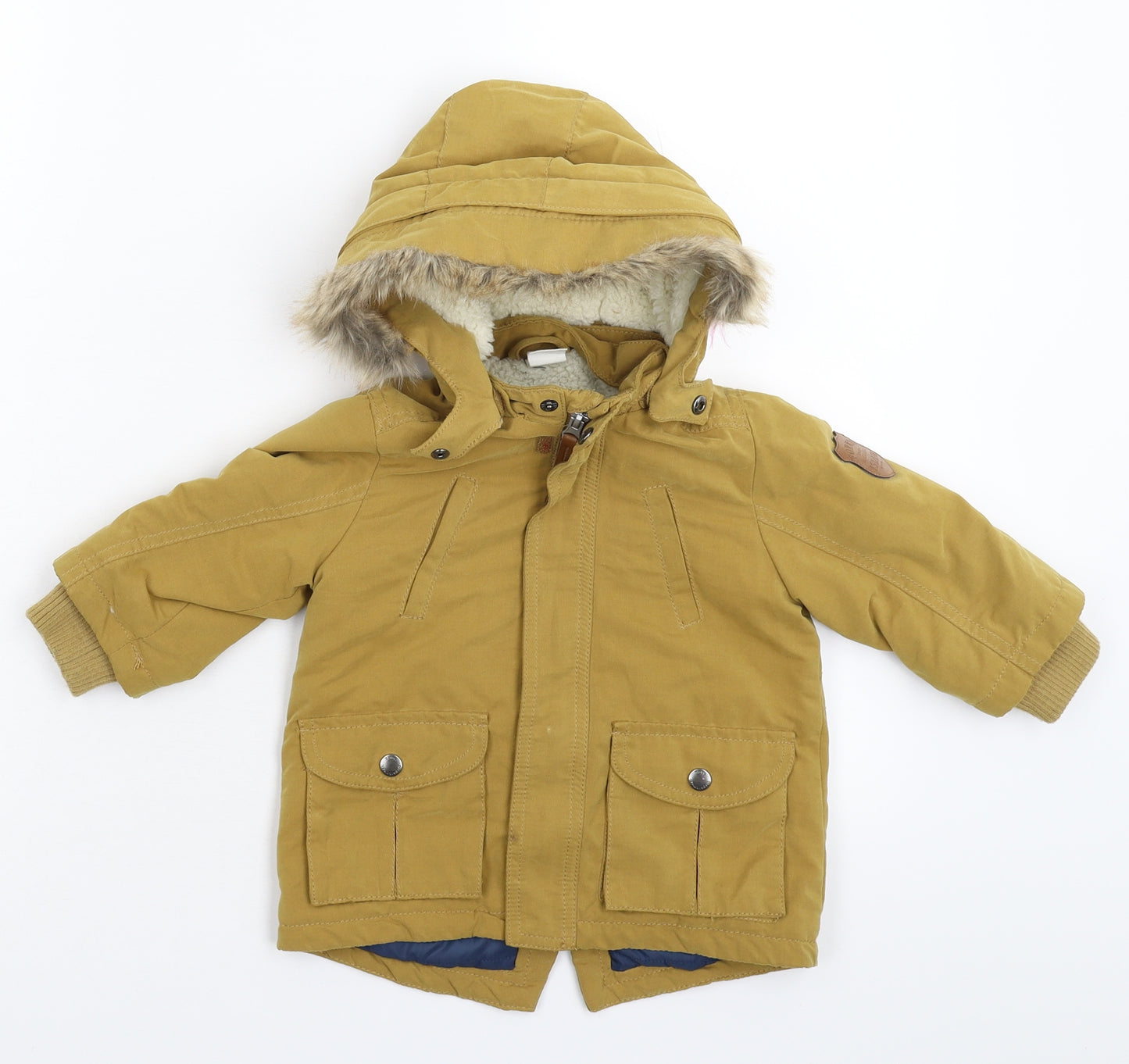 H&M Baby Beige   Parka Coat Size 9-12 Months