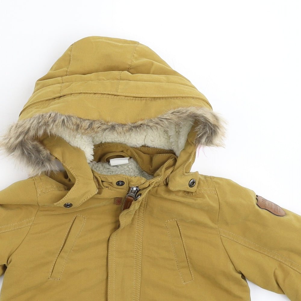 H&M Baby Beige   Parka Coat Size 9-12 Months