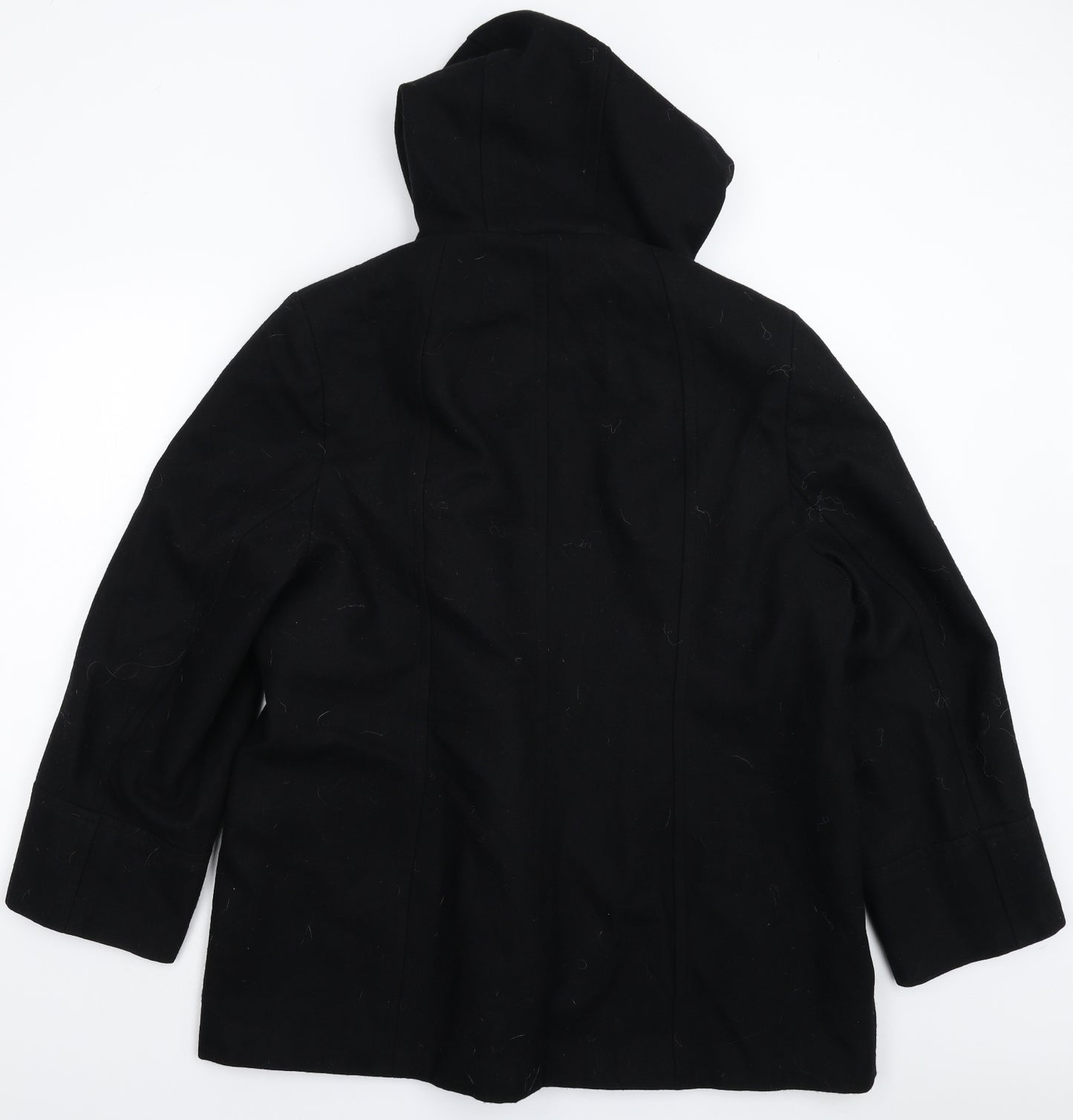 George Womens Black   Overcoat Coat Size 24