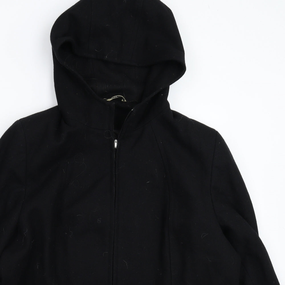 George Womens Black   Overcoat Coat Size 24