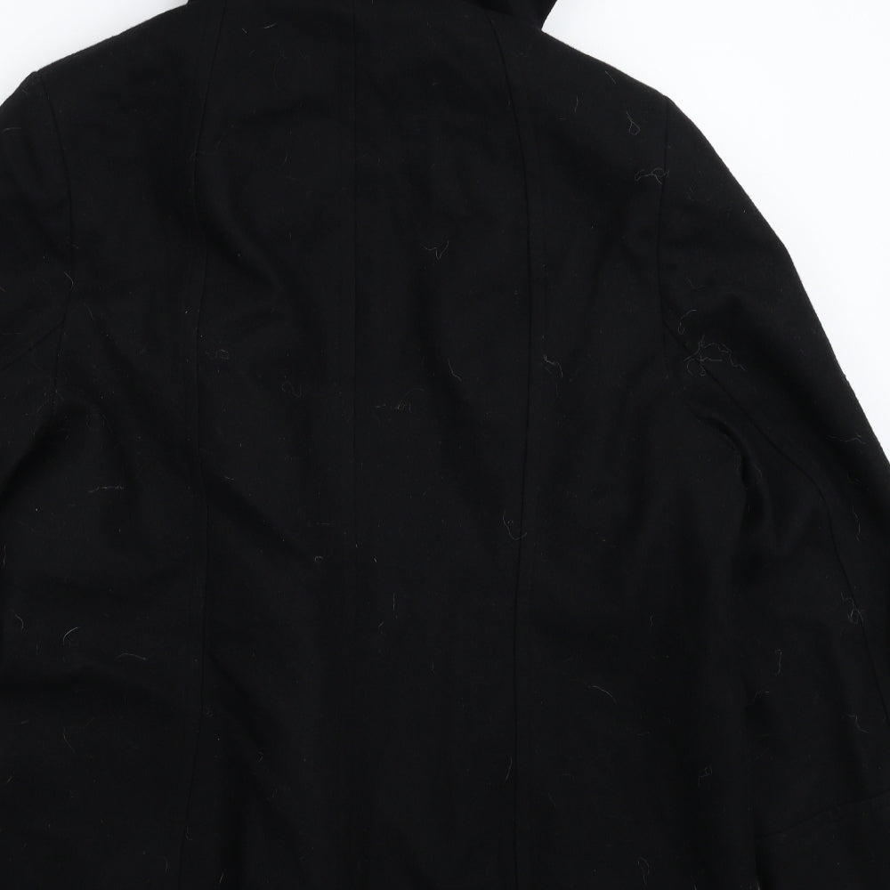 George Womens Black   Overcoat Coat Size 24