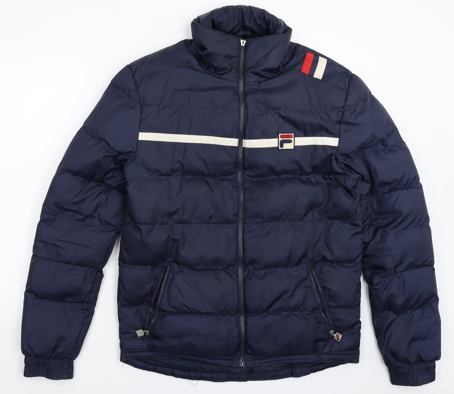 FILA Mens Blue   Puffer Jacket Jacket Size S