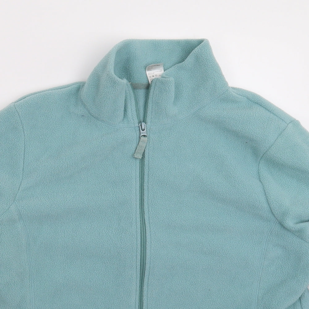 Preworn Womens Green  Fleece Jacket  Size 18