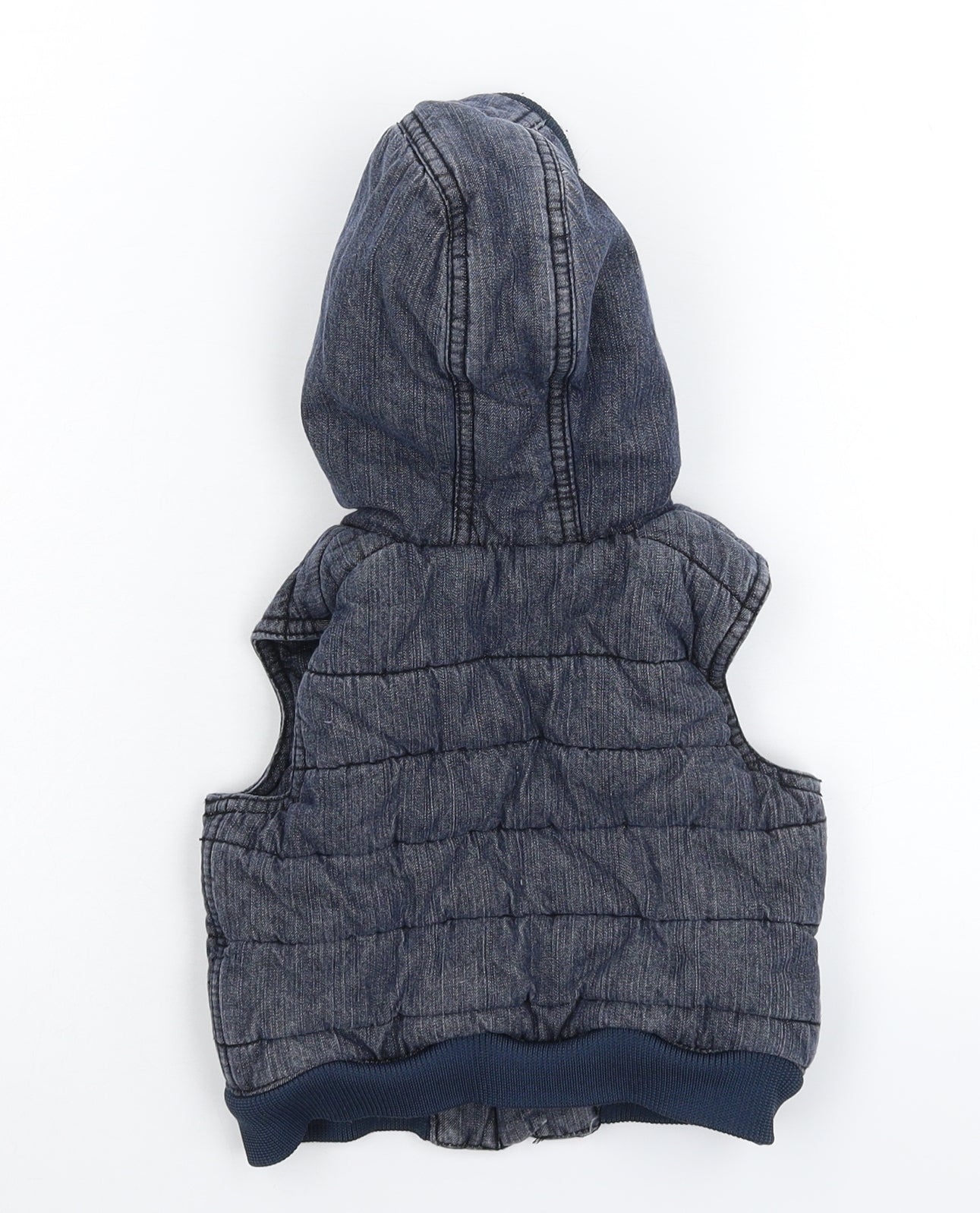George Baby Blue   Gilet Jacket Size 3-6 Months