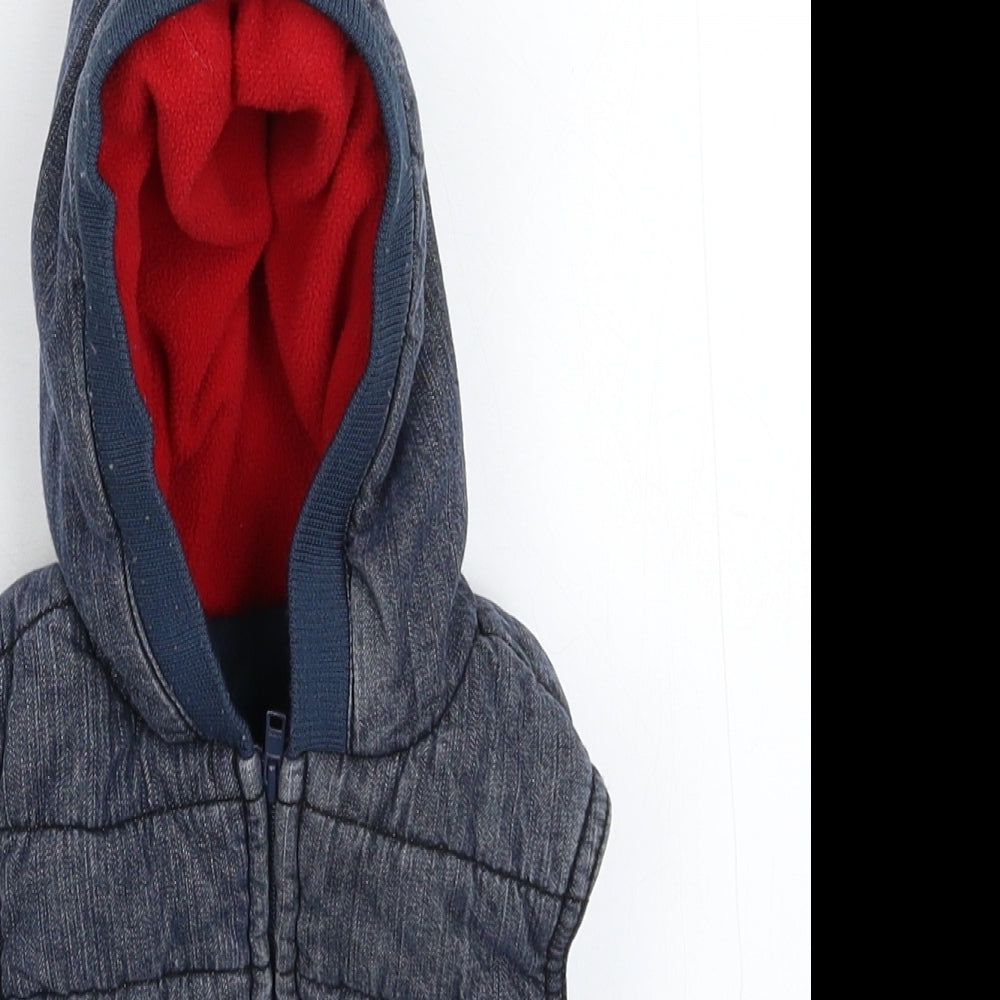George Baby Blue   Gilet Jacket Size 3-6 Months