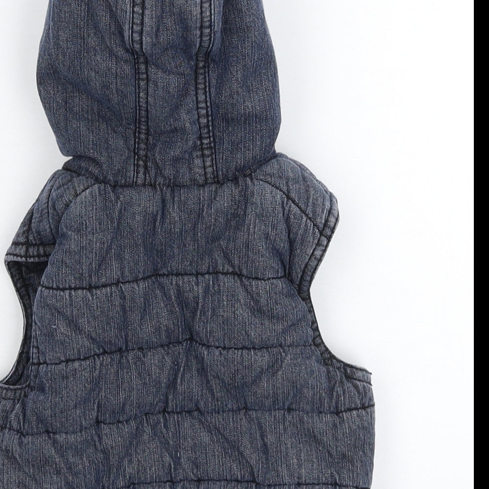 George Baby Blue   Gilet Jacket Size 3-6 Months