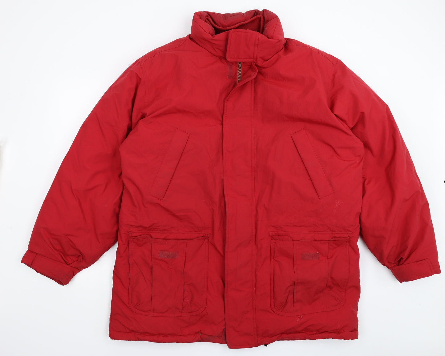 Lands' End Mens Red   Jacket Coat Size XL
