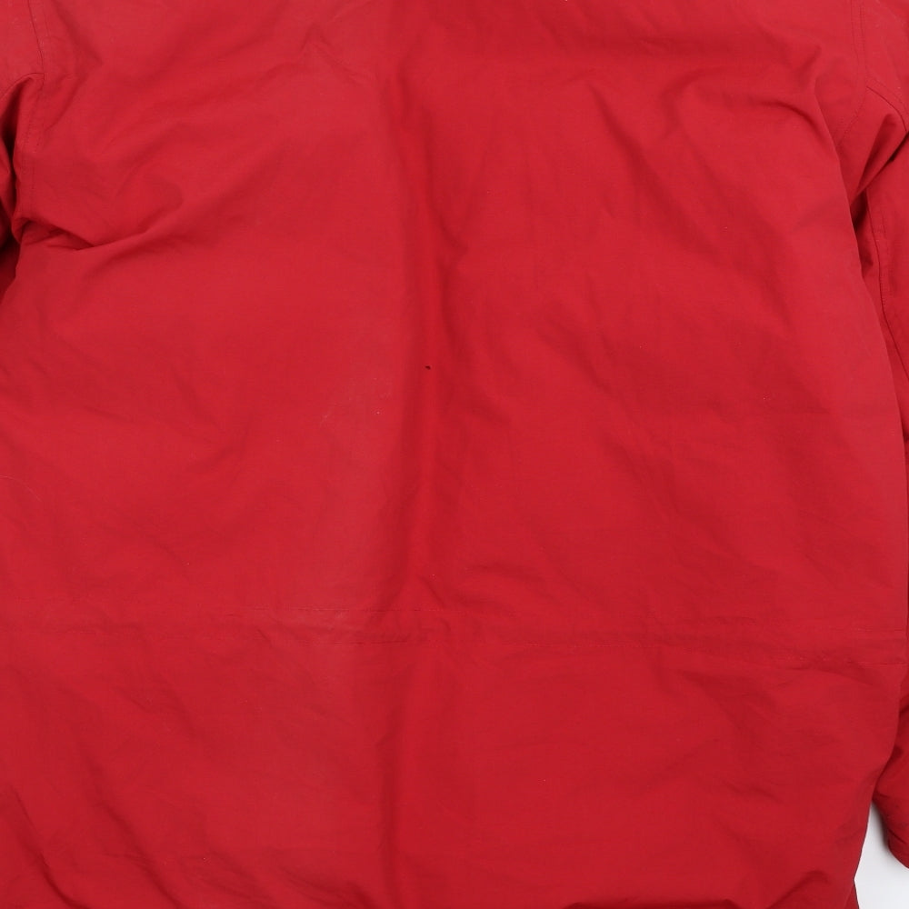 Lands' End Mens Red   Jacket Coat Size XL
