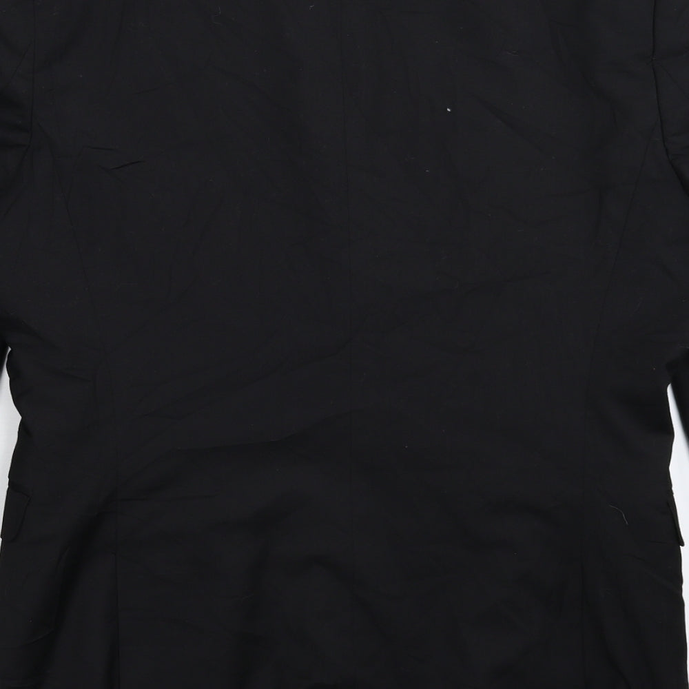 H&M Mens Black   Jacket Suit Jacket Size 38