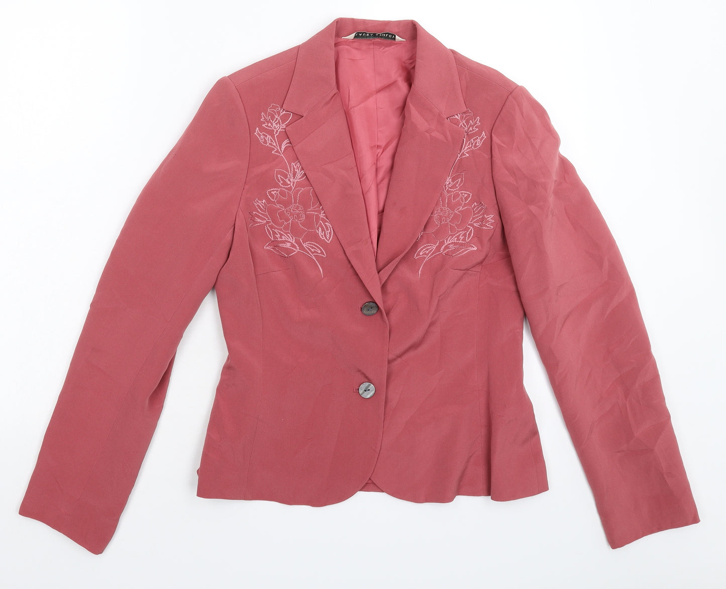 Laura Ashley Womens Pink   Jacket Suit Jacket Size 10