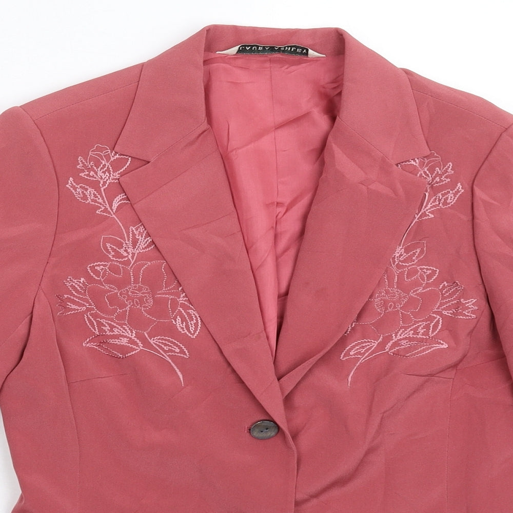 Laura Ashley Womens Pink   Jacket Suit Jacket Size 10
