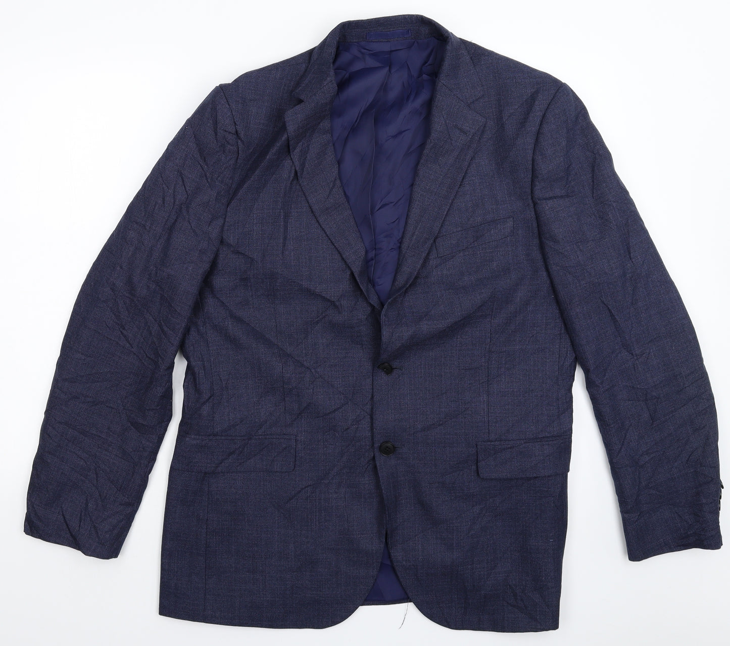 Moss Bros Mens Blue   Jacket Suit Jacket Size 42