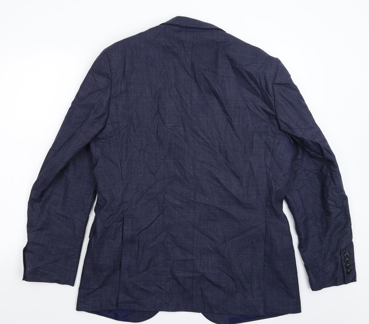 Moss Bros Mens Blue   Jacket Suit Jacket Size 42