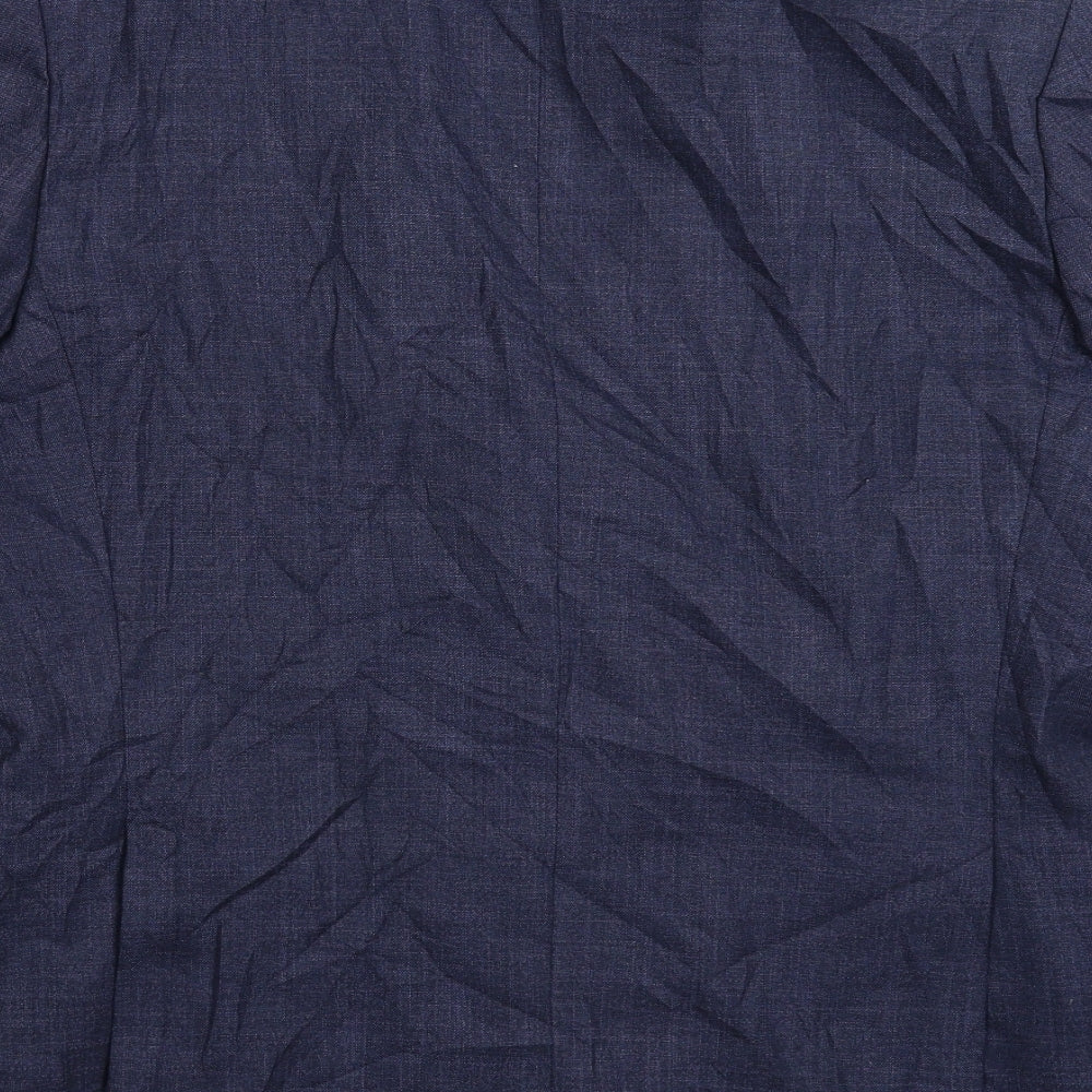 Moss Bros Mens Blue   Jacket Suit Jacket Size 42