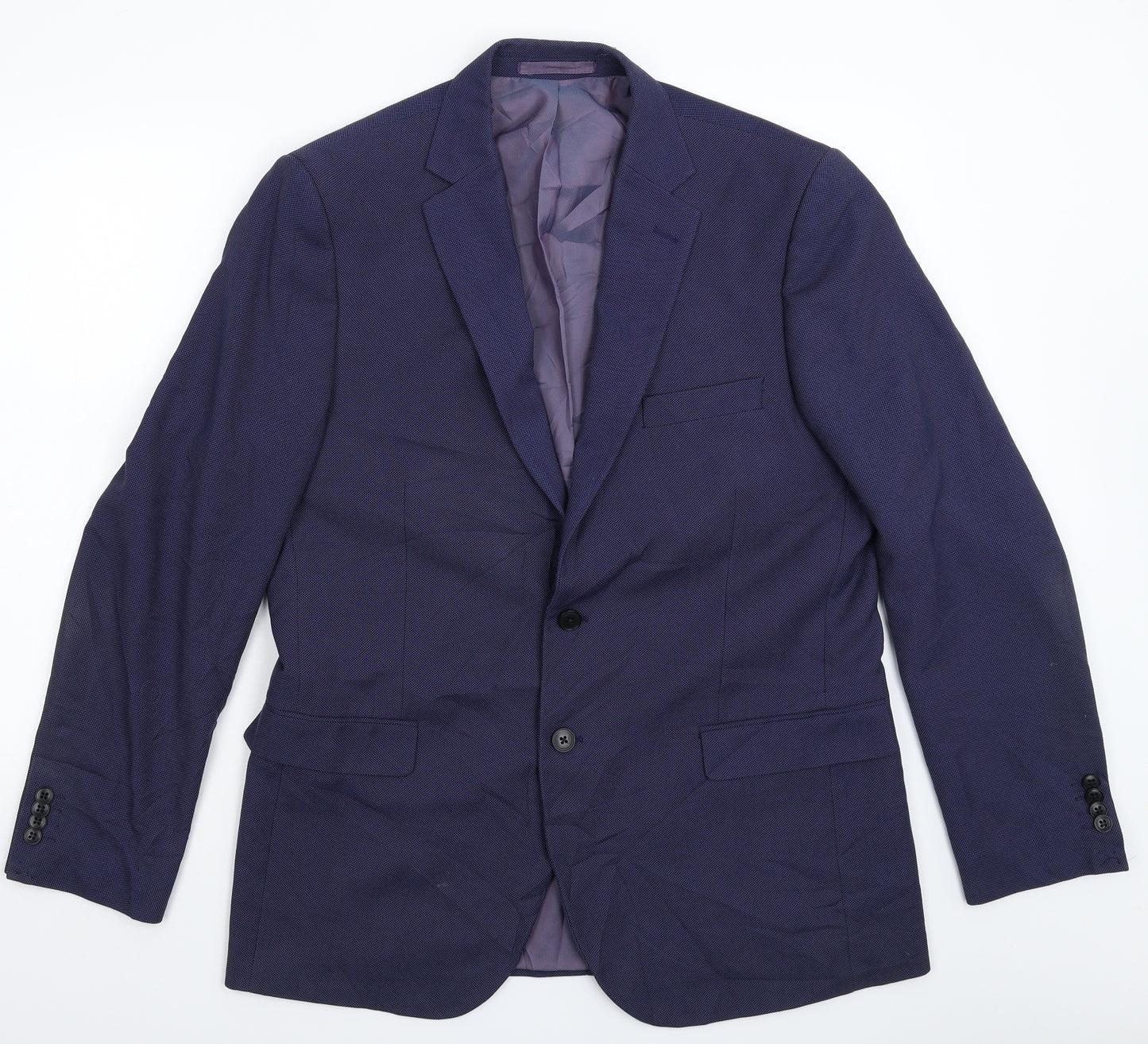 Moss Bros Mens Blue   Jacket Suit Jacket Size 42