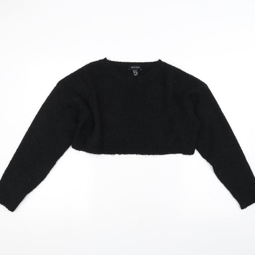 New Look Womens Black   Pullover Jumper Size M