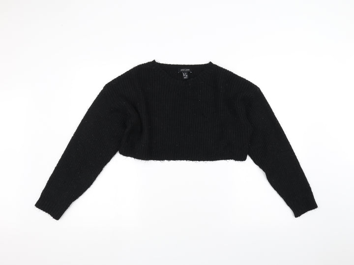 New Look Womens Black   Pullover Jumper Size M