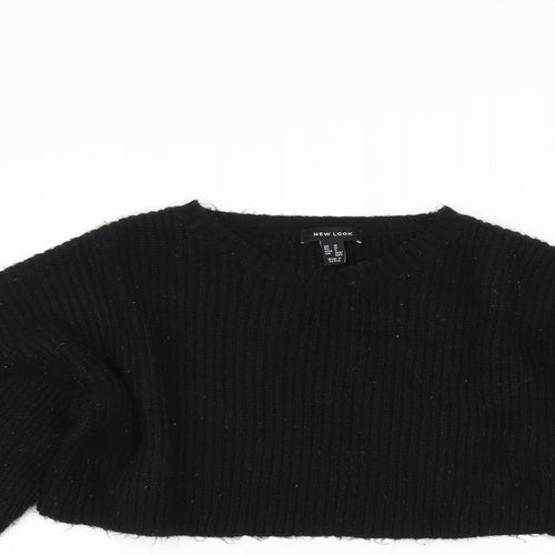 New Look Womens Black   Pullover Jumper Size M